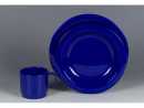 Waca Speiseteller blau 24,0 cm Campinggeschirr Kunststoff