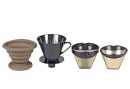 Stutzenfilter schwarz 1 x 4 Kaffeefilterhalter Kaffeefilter
