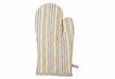 Topfhandschuh Backofenhandschuhe beige braun gestreift