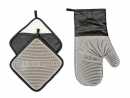 Topfhandschuh Silikon Baumwolle schwarz