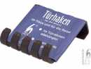 T&uuml;rhaken 5 Stk. braun 85 mm Hansi