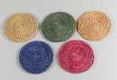Topfuntersetzer geflochtenes Maisblatt rund 20 cm