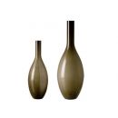 Dekovase Beauty bauchig beige mittel