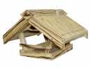 Futterhaus Landhaus natur klein 36x40x26 cm