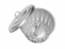 Wasserbadform mit Deckel 18 cm ca. 2,2 ltr. Aluminium