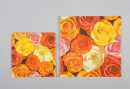 Zelltuchservietten Carpet of Roses 25 x 25 cm