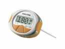 digitales Gourmet Bratenthermometer Edelstahl orange