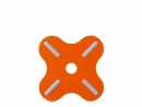 Topfuntersetzer plus eos orange Mepal Rosti