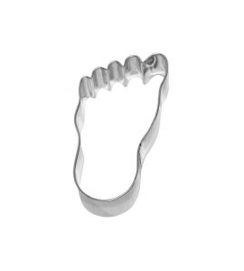 Ausstechform K�sefu� Wei�blech 9 cm
