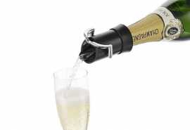 Champagnerflaschenverschlu� mit Ausgie�er Champagner Saver