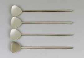 Edelstahl-Trinkhalml�ffel Leopold 19 cm
