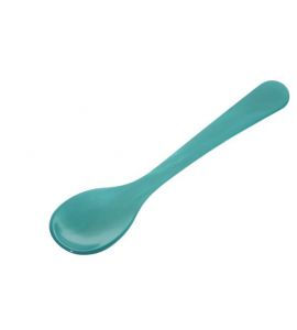 Eierl�ffel Acryl gr�n perlmuttfarbig 12,5 cm Heim und S�hne
