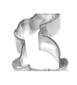 Keksausstecher Ausstechform Hase, sitzend Edelstahl 5 cm Birkmann