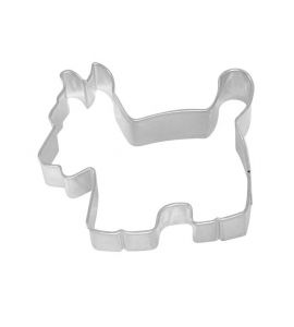Keksausstecher Ausstechform Terrier Wei�blech 8 cm Birkmann