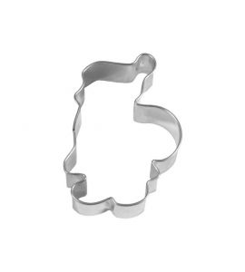 Keksausstecher Ausstechform Weihnachtsmann Wei�blech 7,5 cm Birkmann
