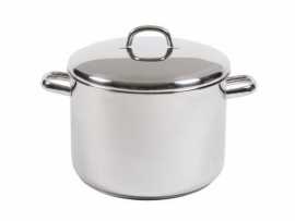 Kochtopf Gem�setopf Edelstahl hoch 12,5 ltr.