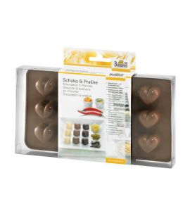 Schokoladenform Pralinenform Herz Silikon Birkmann