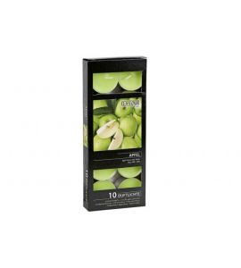 10 Duft-Teelichte pastellgrün