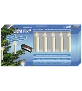 10er LED-Baumkerze kabell. elf