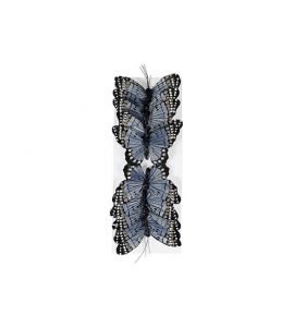 12St. Schmetterlinge blau 10x6
