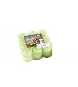 18 Teelichte 6 Std. kiwi
