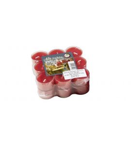 18 Teelichte 6Std. rot