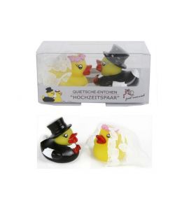 2er Set Ente Hochzeitspaar
