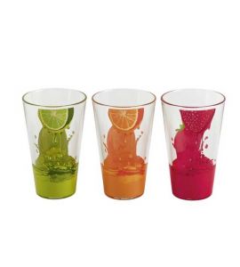 3erSet Saftbecher Nadia Orange