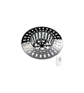 Abflusssieb chromfarben 60 mm Hansi