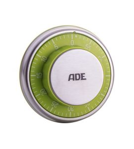 Ade mechanischer Küchentimer Küchenwecker grün