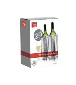 Aktiv Weinkühler silber 2in1