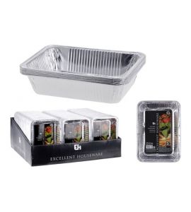Aluminiumschalen Grillschalen 5 St.