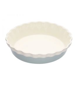 Auflaufform Pie-Form Keramik rund 26 cm