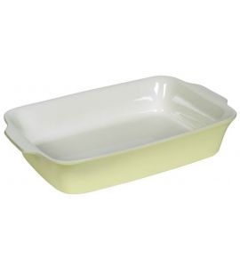 Auflaufform rechteckig 38x24x6,5 gelb