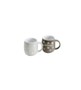 BecherLet it snow grau 340ml