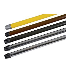 Metallstiel verchromt m.Gew.