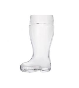 Bierstiefel Bierglas in Stiefelform geeicht 1 l Glas