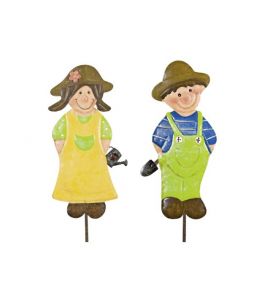 Blumenstecker Junge+Mädchen so