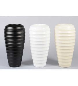 Bodenvase H50cm weiß