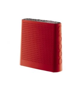 Bodum Bistro Messerblock rot