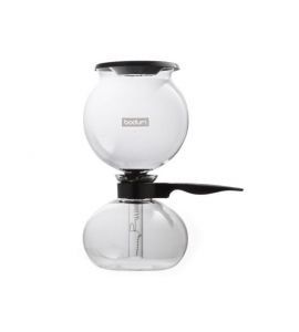 Bodum Pebo Vakuum Kaffeebereiter 8 Tassen 1 ltr. schwarz