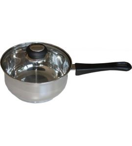 Bologna Stielkasserolle 16 cm Edelstahl