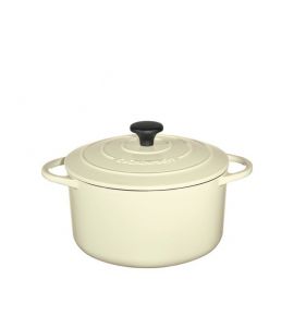 Bratentopf rund 24 cm creme