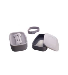 Cilio Lunchbox und Isoliertasche grau