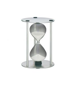 Cilio Sanduhr 3 min Edelstahl matt