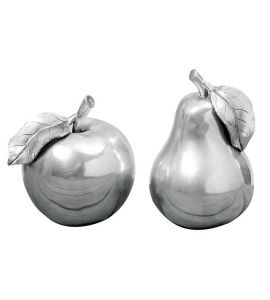 Deko Apfel/Birne sort. 15cm gl