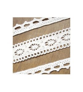Dekoband Spitze sort creme 5m.