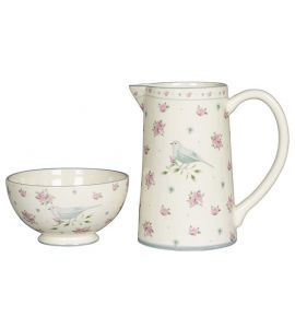 Dolo.Müslischale Bird rosé15x8