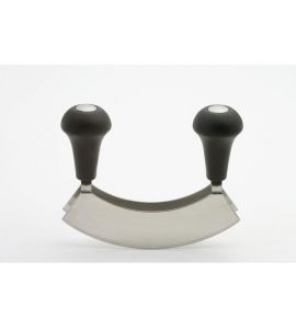 Doppel Wiegemesser Edelstahl 17 cm