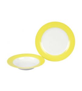 Doppio gelb Suppenteller 14 cm
